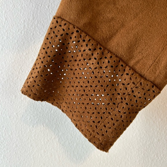 Chico’s Faux Suede Jacket Sz 0 (4/S) - Picture 3 of 5